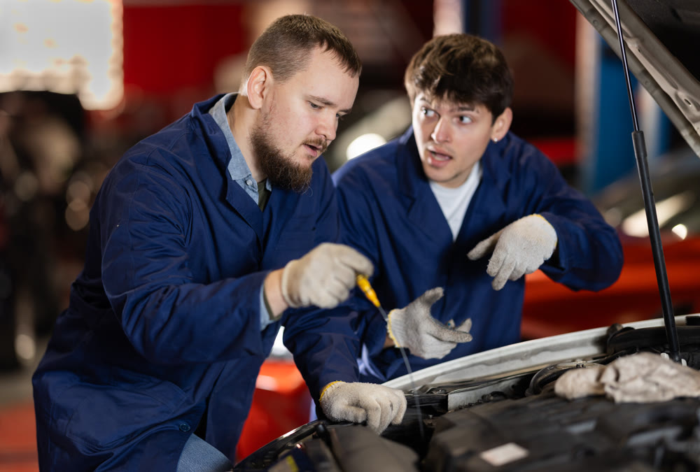 Mechanics to fix the car