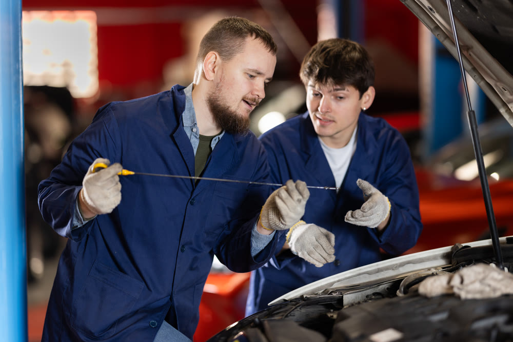 Mechanics to fix the car