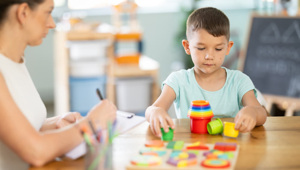 Training or lesson for children with special needs