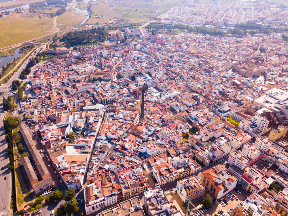 Spanish city Badajos