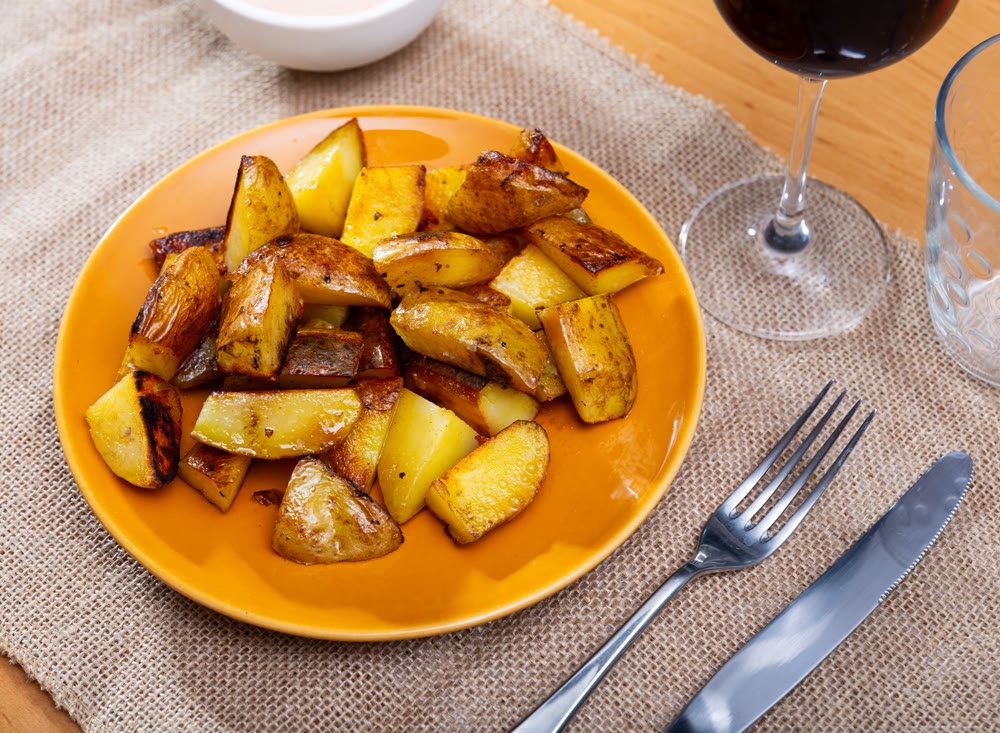 Patatas Bravas, popular Spanish delicacy