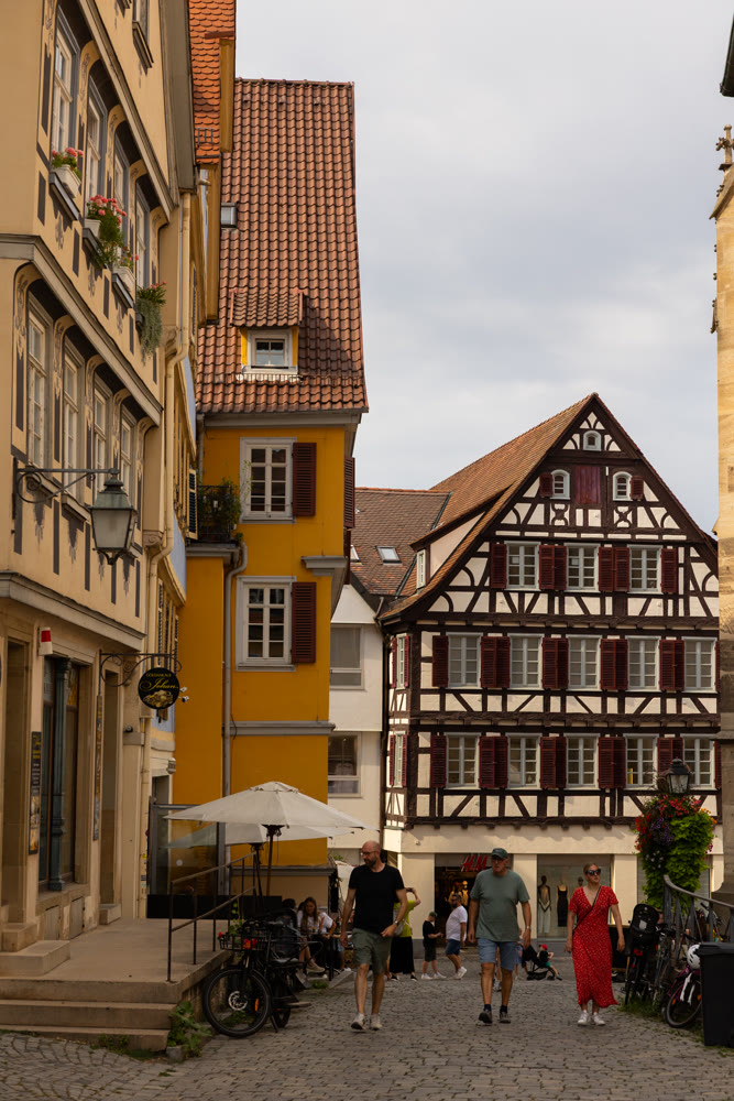 Winding pedestrian street, Germany, Tubingen
