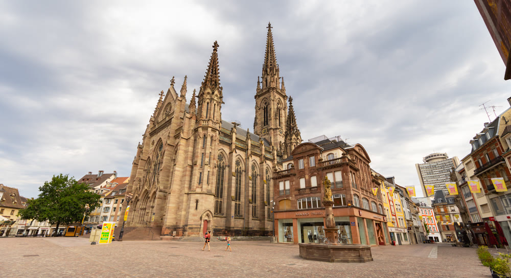 Protestant Cathedral of Saint Stephen in France, Mulhouse