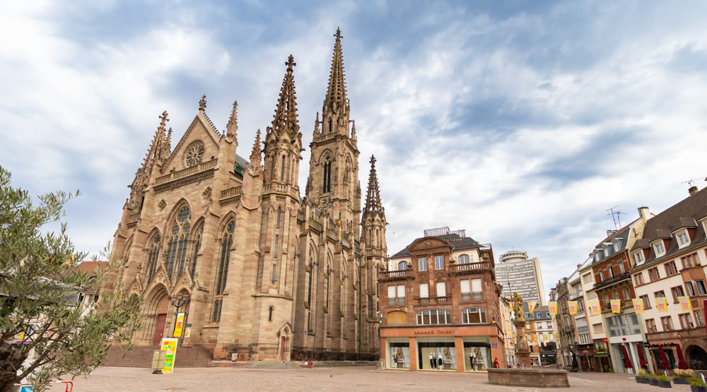 Protestant Cathedral of Saint Stephen in France, Mulhouse