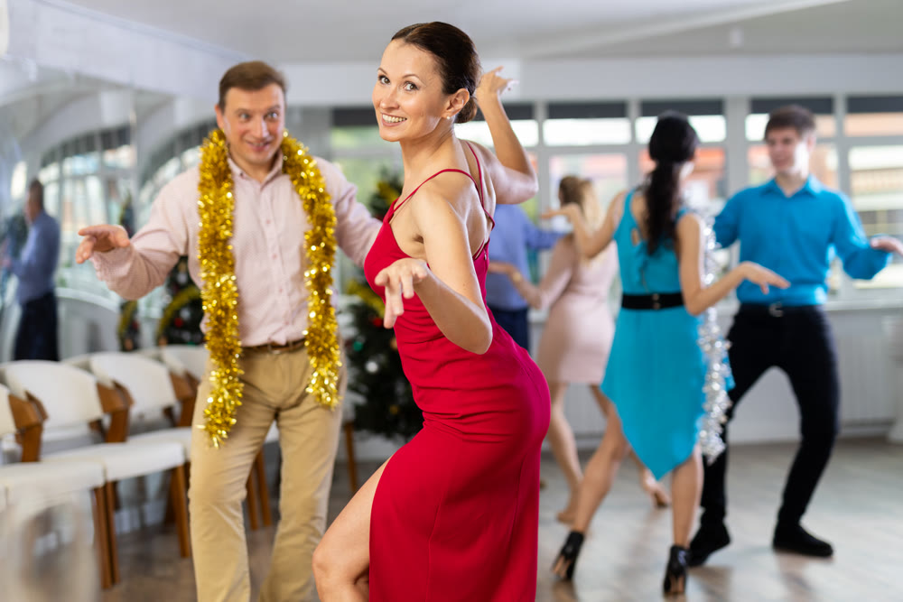 Adult woman dancing